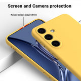 Samsung Galaxy S25 Deksel med Stropp Silikon Gul