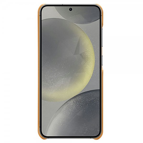 Samsung Galaxy S25 Deksel med To Kortlommer Lysebrun
