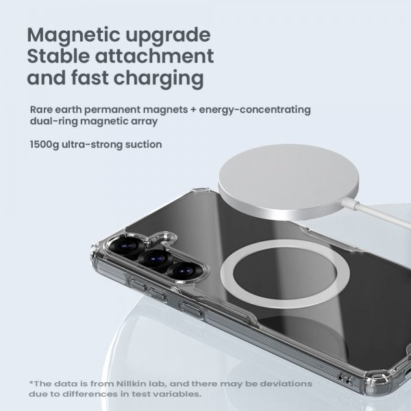 Nillkin Samsung Galaxy S25 Deksel Nature Pro Series MagSafe Transparent