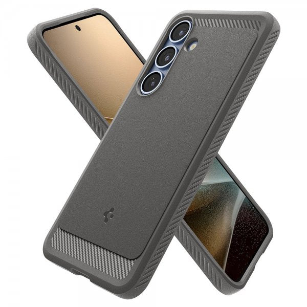 Spigen Samsung Galaxy S25 Deksel Rugged Armor MagFit Marble Gray