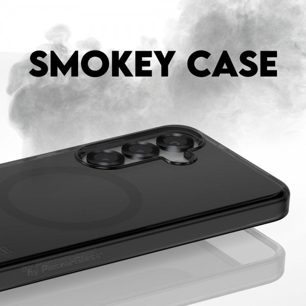CARE by PanzerGlass Samsung Galaxy S25 Deksel Smokey MagSafe Svart