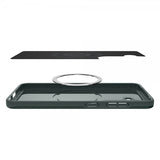 Spigen Samsung Galaxy S25 Deksel Thin Fit MagFit Abyss Green