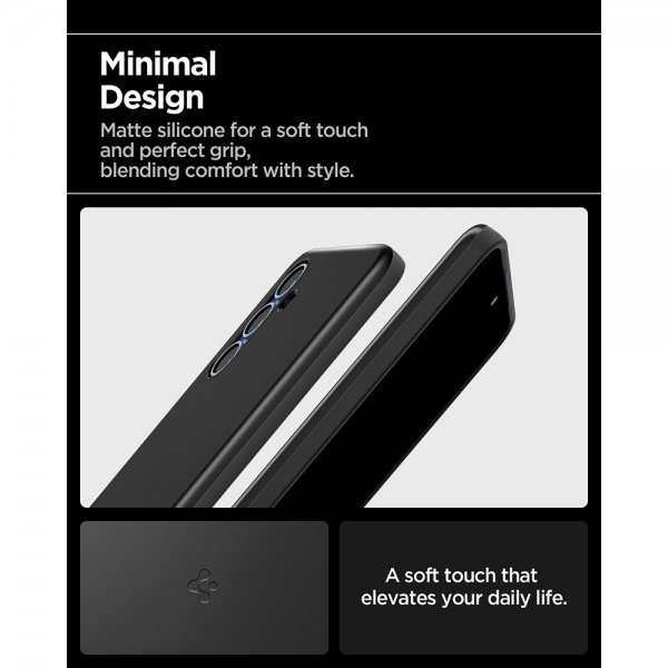 Spigen Samsung Galaxy S25 Deksel Thin Fit MagFit Svart