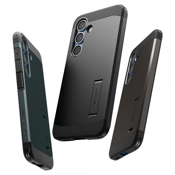 Spigen Samsung Galaxy S25 Deksel Tough Armor MagFit Abyss Green