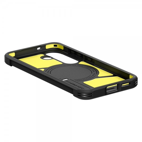 Spigen Samsung Galaxy S25 Deksel Tough Armor MagFit Abyss Green