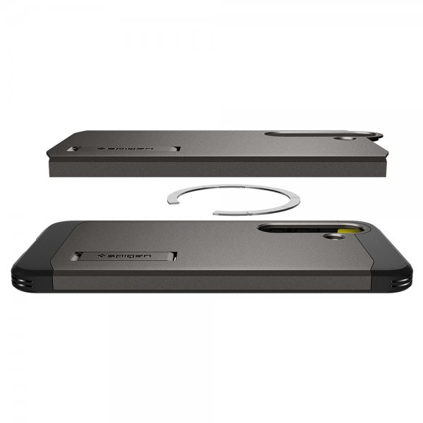 Spigen Samsung Galaxy S25 Deksel Tough Armor MagFit Gunmetal