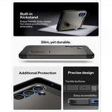 Spigen Samsung Galaxy S25 Deksel Tough Armor MagFit Gunmetal