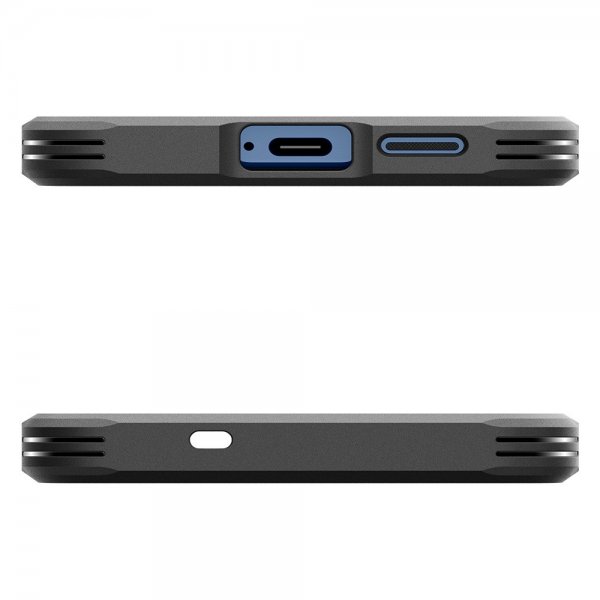 Spigen Samsung Galaxy S25 Deksel Tough Armor MagFit Gunmetal