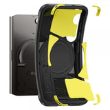 Spigen Samsung Galaxy S25 Deksel Tough Armor MagFit Gunmetal