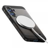Spigen Samsung Galaxy S25 Deksel Tough Armor MagFit Gunmetal