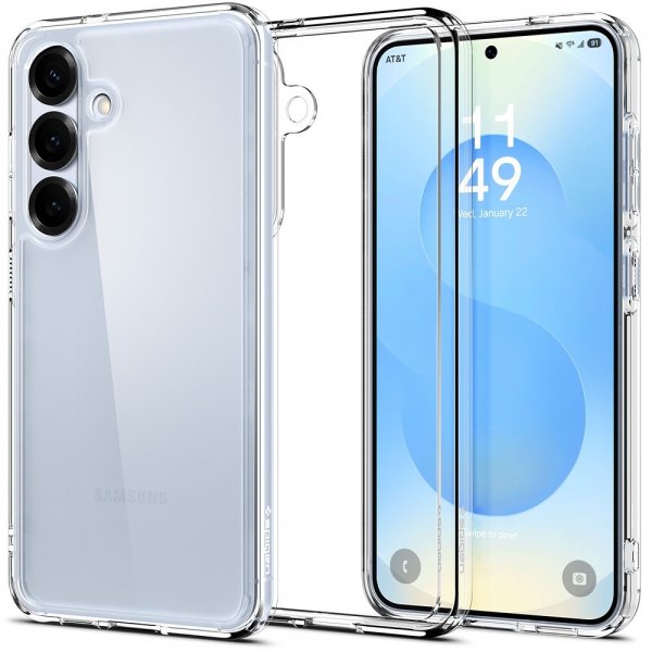 Spigen Samsung Galaxy S25 Deksel Ultra Hybrid Crystal Clear