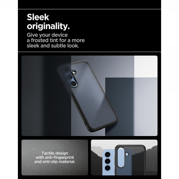 Spigen Samsung Galaxy S25 Deksel Ultra Hybrid Frost Black