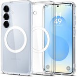 Spigen Samsung Galaxy S25 Deksel Ultra Hybrid MagFit Clear White