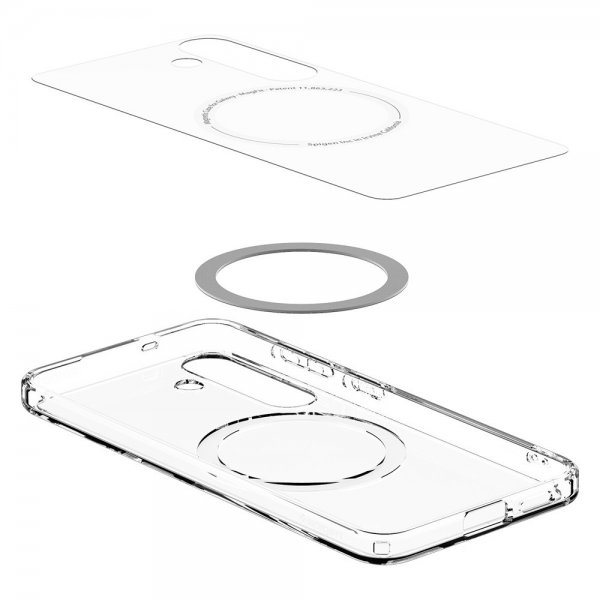 Spigen Samsung Galaxy S25 Deksel Ultra Hybrid MagFit Clear White