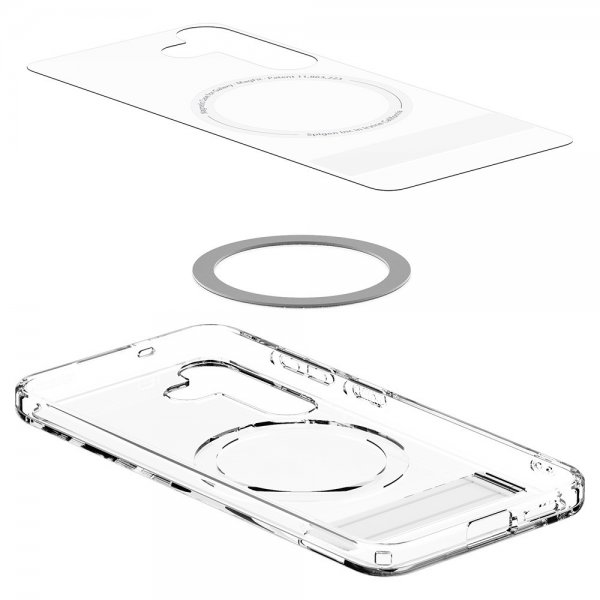 Spigen Samsung Galaxy S25 Deksel Ultra Hybrid S MagFit Clear White
