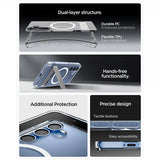 Spigen Samsung Galaxy S25 Deksel Ultra Hybrid S MagFit Clear White
