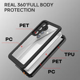 Redpepper Samsung Galaxy S25 Deksel Vanntett IP68 Svart