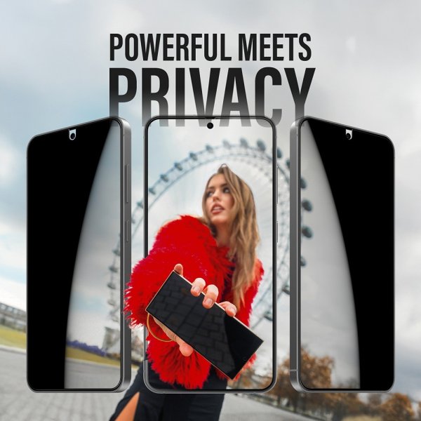 PanzerGlass Samsung Galaxy S24/Galaxy S25 Skjermbeskytter Ultra-Wide Fit Privacy EasyAligner