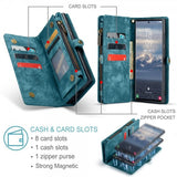 CaseMe Samsung Galaxy S25 Ultra Etui 008 Series Avtakbart Deksel Blå