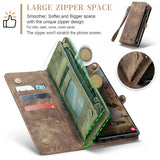 CaseMe Samsung Galaxy S25 Ultra Etui 008 Series Avtakbart Deksel Brun