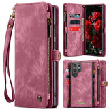 CaseMe Samsung Galaxy S25 Ultra Etui 008 Series Avtakbart Deksel Rød