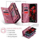 CaseMe Samsung Galaxy S25 Ultra Etui 008 Series Avtakbart Deksel Rød