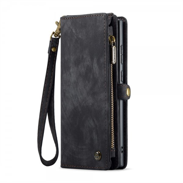 CaseMe Samsung Galaxy S25 Ultra Etui 008 Series Avtakbart Deksel Svart