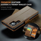 CaseMe Samsung Galaxy S25 Ultra Etui 023 Series Brun