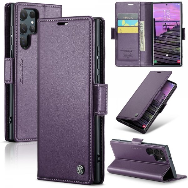 CaseMe Samsung Galaxy S25 Ultra Etui 023 Series Lilla
