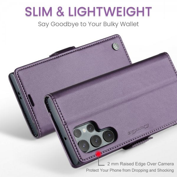 CaseMe Samsung Galaxy S25 Ultra Etui 023 Series Lilla