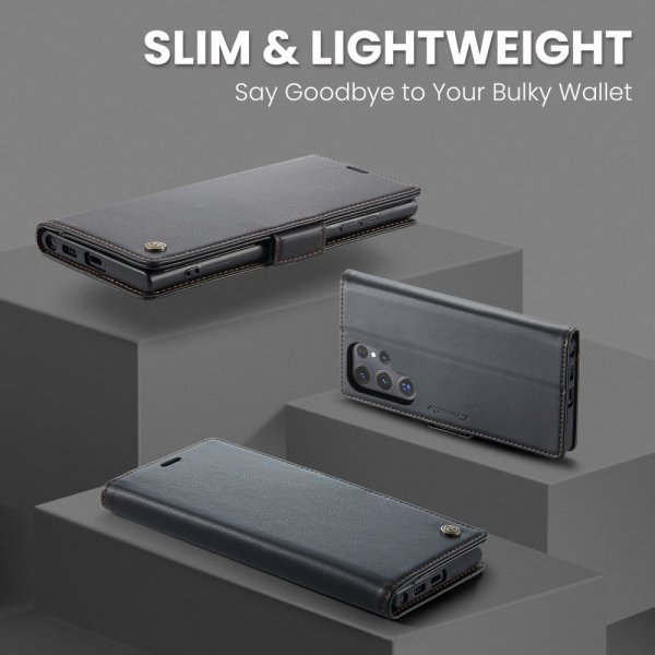 CaseMe Samsung Galaxy S25 Ultra Etui 023 Series Svart