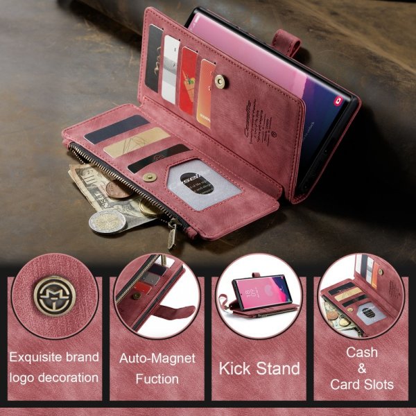 CaseMe Samsung Galaxy S25 Ultra Etui C30 Series Rød