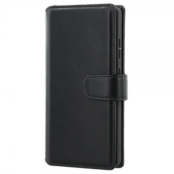Nordic Covers Samsung Galaxy S25 Ultra Etui Essential Leather Raven Black