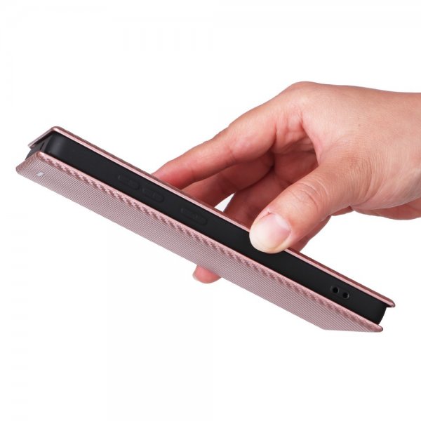 Samsung Galaxy S25 Ultra Etui Karbonfibertekstur Rosegull