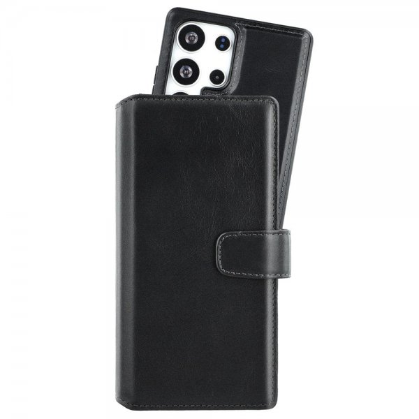 Nordic Covers Samsung Galaxy S25 Ultra Etui MagLeather Raven Black