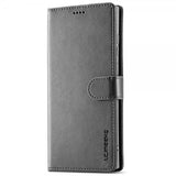 Lc.Imeeke Samsung Galaxy S25 Ultra Etui med Kortlomme stativfunksjon Grå