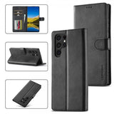 Lc.Imeeke Samsung Galaxy S25 Ultra Etui med Kortlomme stativfunksjon Svart