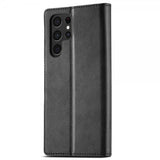 Lc.Imeeke Samsung Galaxy S25 Ultra Etui med Kortlomme stativfunksjon Svart