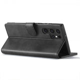 Lc.Imeeke Samsung Galaxy S25 Ultra Etui med Kortlomme stativfunksjon Svart