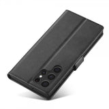 Lc.Imeeke Samsung Galaxy S25 Ultra Etui med Kortlomme stativfunksjon Svart