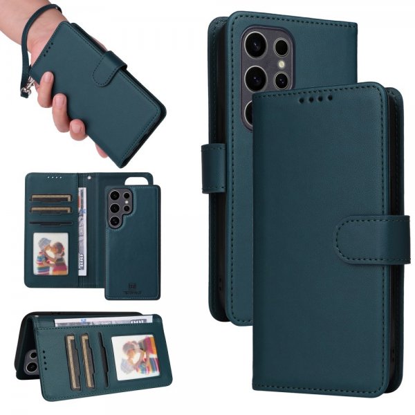 Betopnice Samsung Galaxy S25 Ultra Etui Avtagbart Deksel 005 Blå