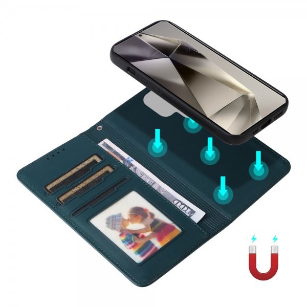 Betopnice Samsung Galaxy S25 Ultra Etui Avtagbart Deksel 005 Blå