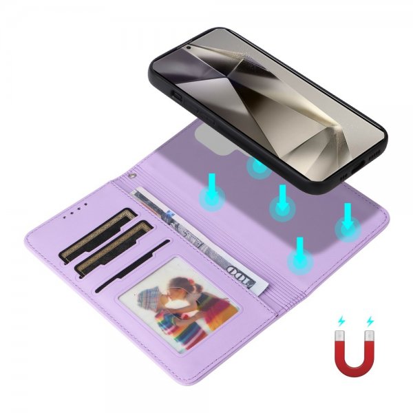 Betopnice Samsung Galaxy S25 Ultra Etui Avtagbart Deksel 005 Lilla