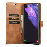 Dg.Ming Samsung Galaxy S25 Ultra Etui Avtagbart Deksel Brun