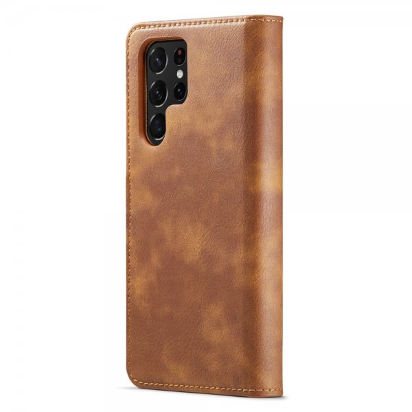 Dg.Ming Samsung Galaxy S25 Ultra Etui Avtagbart Deksel Brun