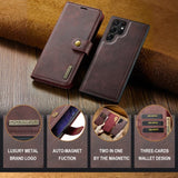 Dg.Ming Samsung Galaxy S25 Ultra Etui Avtagbart Deksel Rød