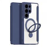 Dux Ducis Samsung Galaxy S25 Ultra Etui Skin X Pro Series Kickstand MagSafe Blå