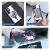 Dux Ducis Samsung Galaxy S25 Ultra Etui Skin X Pro Series Kickstand MagSafe Blå