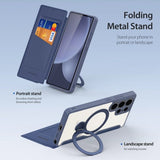 Dux Ducis Samsung Galaxy S25 Ultra Etui Skin X Pro Series Kickstand MagSafe Blå