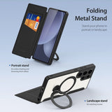 Dux Ducis Samsung Galaxy S25 Ultra Etui Skin X Pro Series Kickstand MagSafe Svart